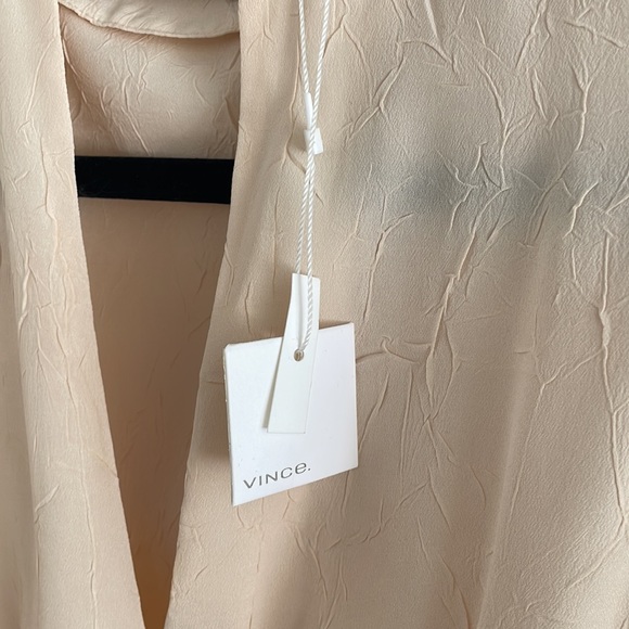 NWT Gorgeous Vince Dress! Creamy/Peachy color. Sz Small - Picture 3 of 9